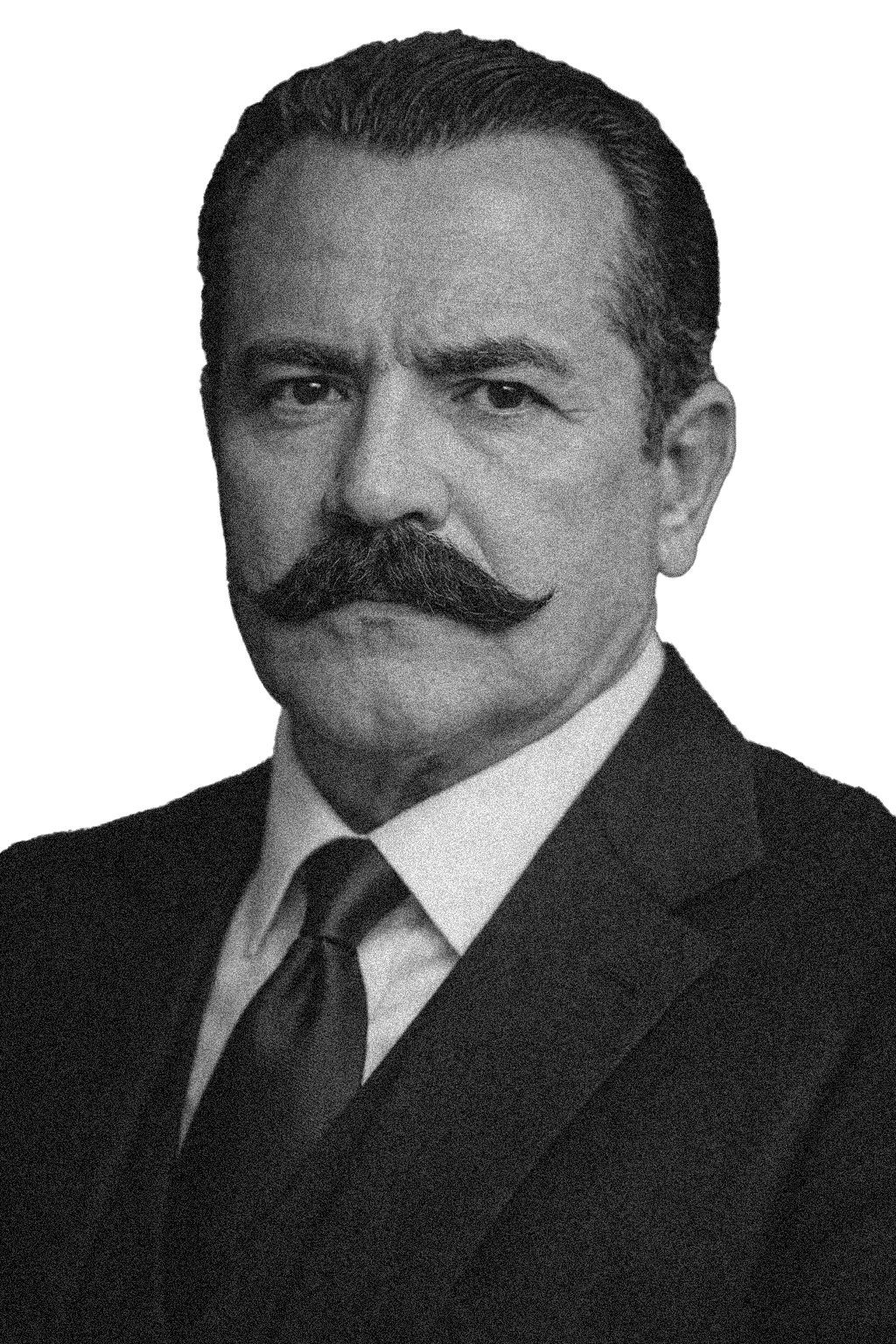 Retrato de Don Belisario · primer plano